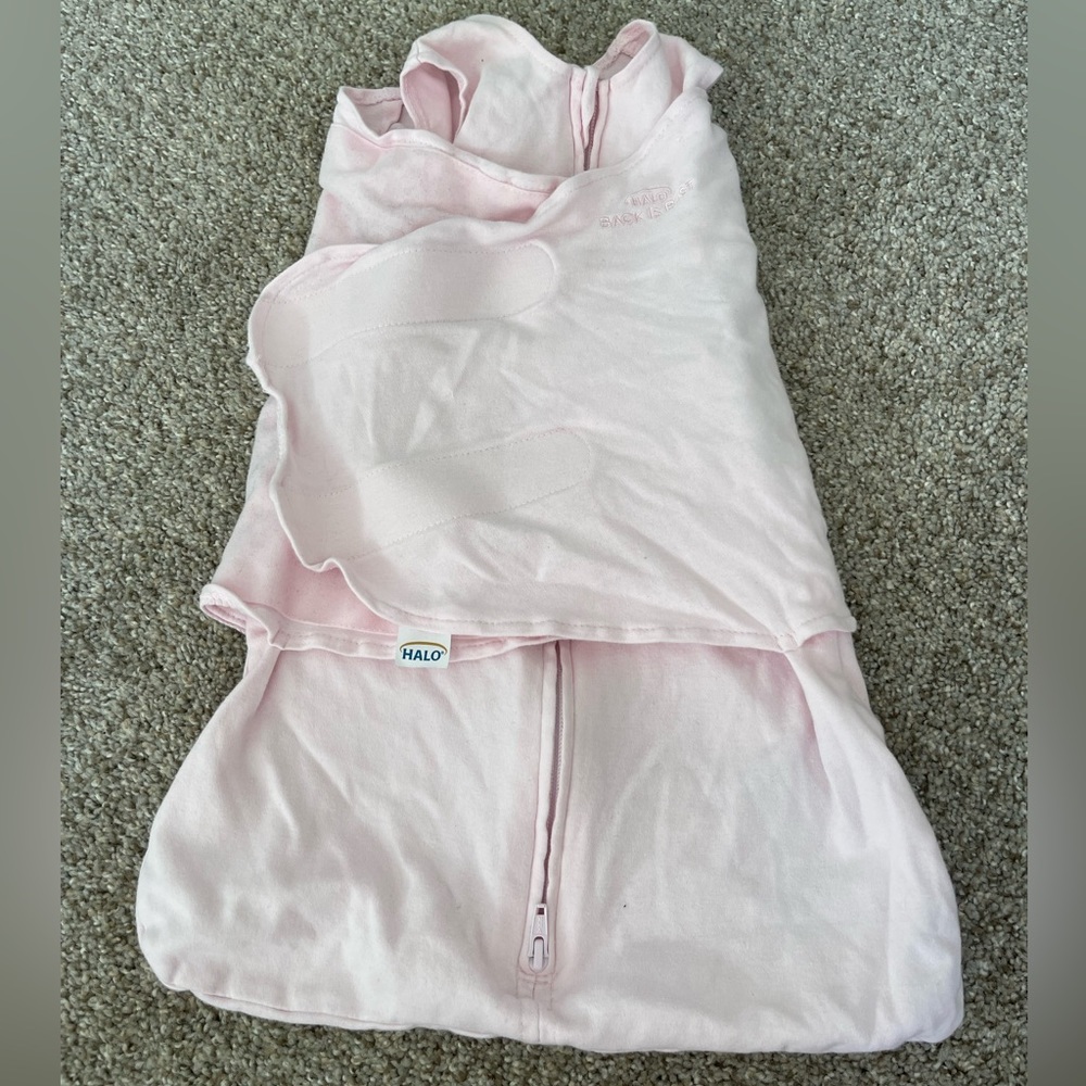 Halo SleepSack Swaddle - Newborn - Light Pink